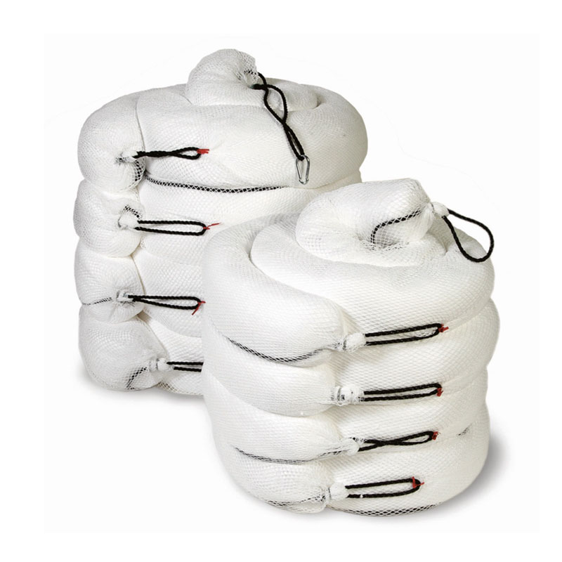 Barrera-Flotante-Antiderrames-8x10 Barrera Flotante Absorbente 8″x10′ Sorbent Boom - Imagen 1