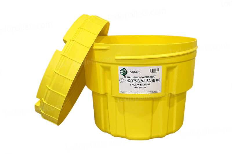 DRUM20BIG004 Tambor de Salvamento HPDE Resistente de 20 galones - Imagen 1