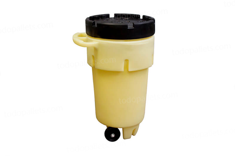 DRUM50BIG001 Tambor de Salvamento HPDE 50 galones con ruedas - Imagen 1