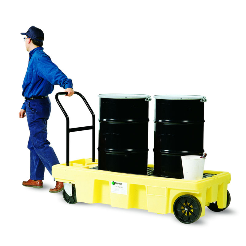 Poly-Spillcart-1 Carrito Antiderrames Móvil para tambos Poly Spill Cart - Imagen 1