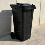 Bote de Basura 120 Lts. / 30 Galones color Negro - Imagen 5