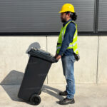 Bote de Basura 120 Lts. / 30 Galones color Negro - Imagen 8