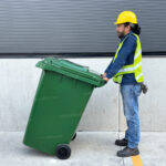 Bote de Plastico 360 Lts. / 95 Galones color Verde - Imagen 5