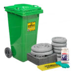 Kit Antiderrames Móvil 30 Galones con Contenedor de Plástico - Universal