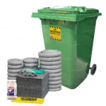 Kit Antiderrames Móvil 95 Galones con Contenedor de Plástico - Universal