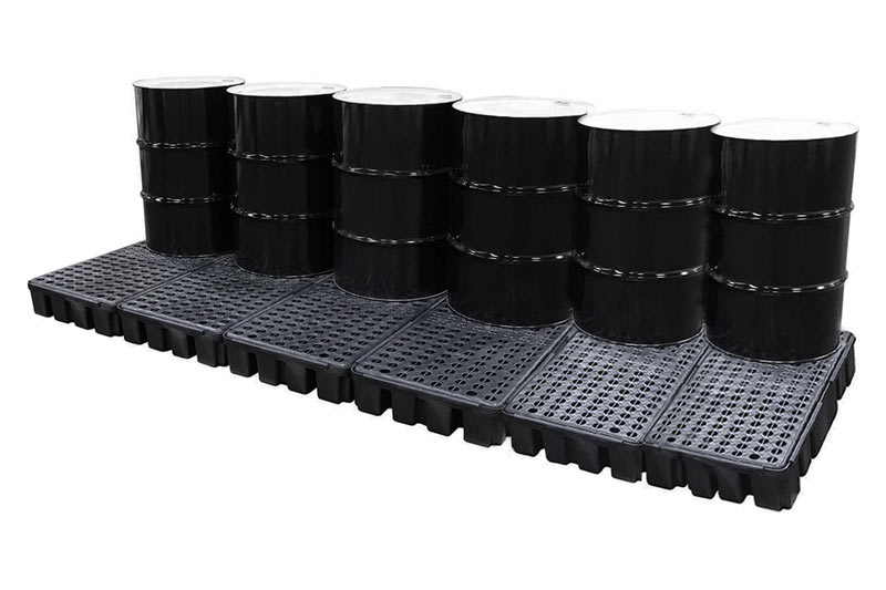 PAD1011_12Tambos_001_b Plataforma Antiderrames Resistente para 12 Tambos PAD1011 - Imagen 1