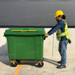 Contenedor de Basura 1100 Lts. / 290 Galones color Verde - Imagen 5