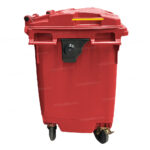 Contenedor de Basura 1100 Lts. / 290 Galones color Rojo - Imagen 3