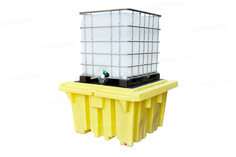 IBCSpaceSaverBIG001 IBC SpaceSaver Tarima Antiderrames para Tote IBC - Imagen 1