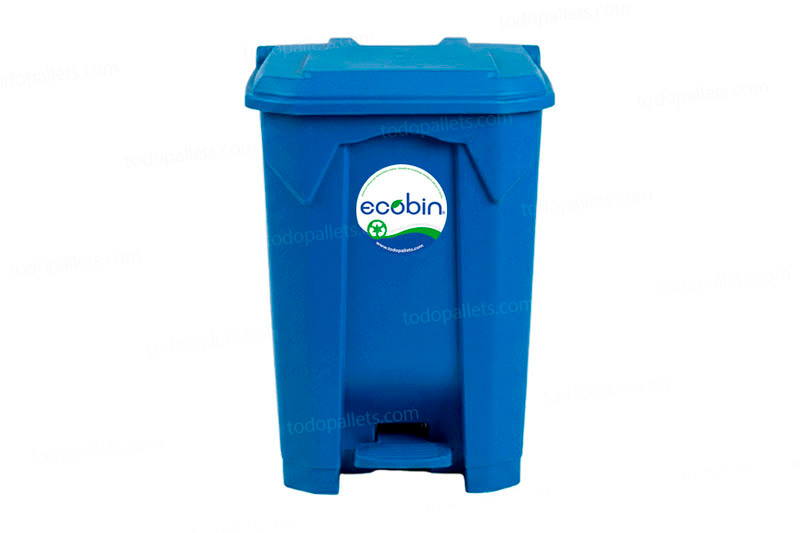 8019-BB_01_b Ecobin® Bote de Basura 80 Lts. / 20 Galones Color Azul - Imagen 1