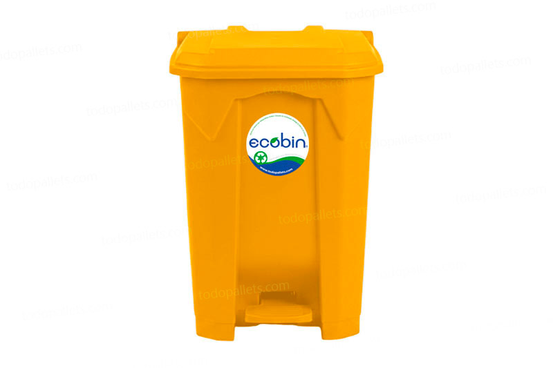 8025-BB_01_b Ecobin® Bote de Basura 80 Lts. / 20 Galones Color: Amarillo - Imagen 1