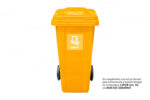Ecobin® Bote de Basura 120 Lts. / 30 Galones Color: Amarillo - Imagen 2